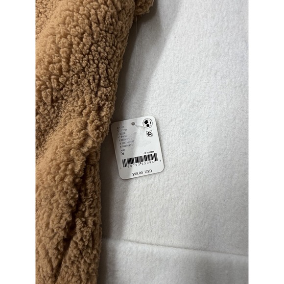 Free People Movement Scout It Out Fleece Vest Women's Small Twig Honey NWT - Picture 7 of 11